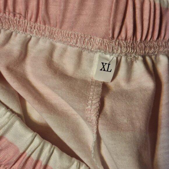 pink and white stripped pajama bottom - Picture 3 of 10